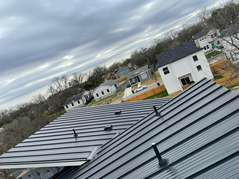 Standing seam metal roof panels with vents for Skylight Repair in Dowagiac
